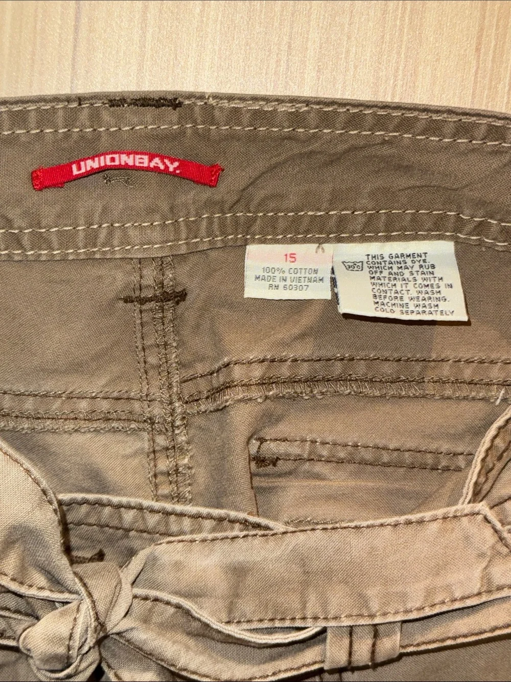 Junior Brown Cargo Shorts